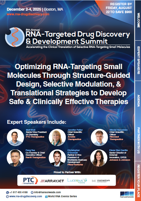 Official Event Guide 8th RNA-Targeted Drug Discovery & Development Summit 2025
