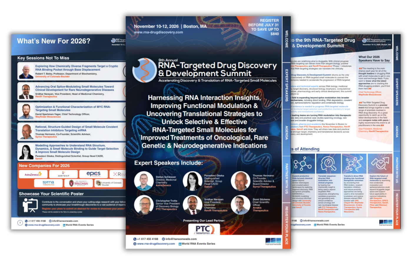 9th RNA-Targeted Drug Discovery Summit event guide